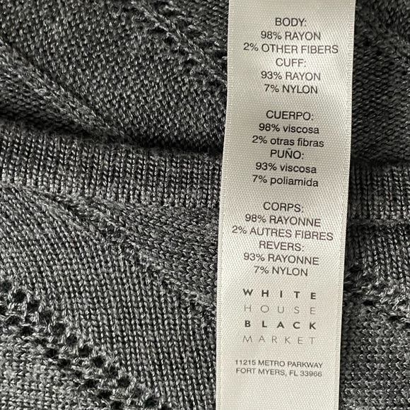 WHBM Poncho Sweater Size XS - Picture 9 of 9